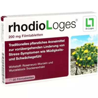 RHODIOLOGES 200 mg kalvopäällysteiset tabletit, 20 kpl