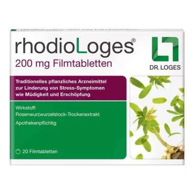 RHODIOLOGES 200 mg kalvopäällysteiset tabletit, 20 kpl RHODIOLOGES 200 mg kalvopäällysteiset tabletit, 20 kpl