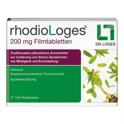RHODIOLOGES 200 mg kalvopäällysteiset tabletit, 120 kpl RHODIOLOGES 200 mg kalvopäällysteiset tabletit, 120 kpl