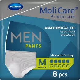 MOLICARE Premium MEN Housut 5 tippaa M, 8 kpl