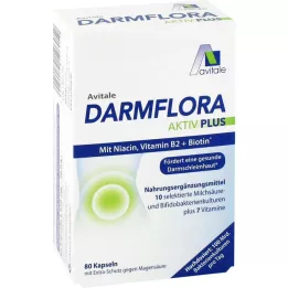 DARMFLORA Active Plus 100 miljardia bakteeria+7 vitamiinia, 80 kpl