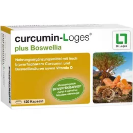 CURCUMIN-LOGES plus Boswellia-kapselit, 120 kapselia