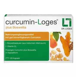 CURCUMIN-LOGES plus Boswellia-kapselit, 120 kapselia