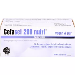 CEFASEL 200 nutri seleenikapselit, 60 kpl