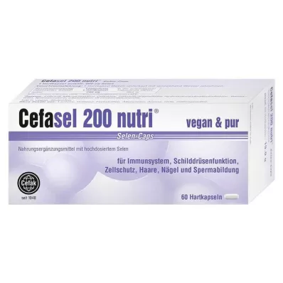 CEFASEL 200 nutri seleenikapselit, 60 kpl