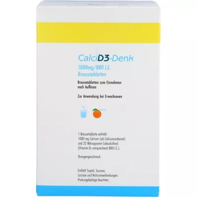 CALCI D3-Denk 1,000 mg/880 I.U. Poreilevat tabletit, 120 kpl