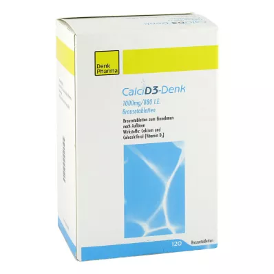 Calci D3-Denk 1 000 mg / 880 IU poretabletit, 120 kpl
