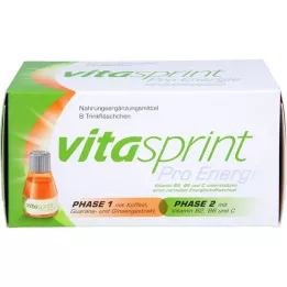 VITASPRINT Pro Energy juomapullot, 8 kpl