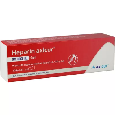 HEPARIN AXICUR 30 000 I.U. geeliä, 100 g