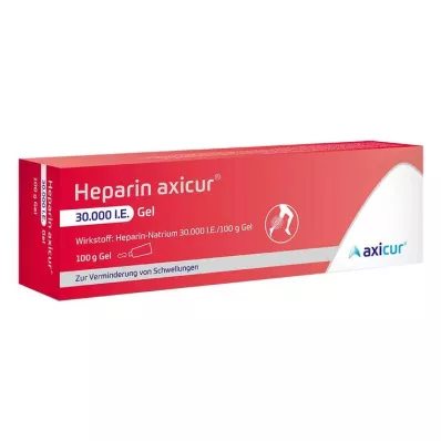 HEPARIN AXICUR 30 000 I.U. geeliä, 100 g HEPARIN AXICUR 30 000 I.U. geeliä, 100 g