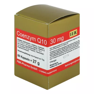 COENZYM Q10 30 mg kapselit, 60 kapselia, 60 kapselia