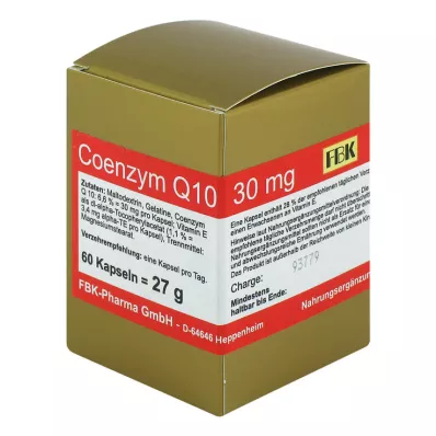 Koentsyymi Q10 30 mg kapselit, 60 kpl