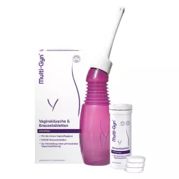 MULTI-GYN Emättimen suihke combipack poreilevat tabletit, 1 p