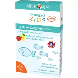 NORSAN Omega-3 Kids Jelly Dragees, 45 kpl