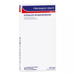 HANSAPOR steriili haavasidos 10x20 cm, 3 kpl