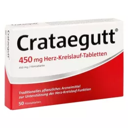 CRATAEGUTT 450 mg sydän- ja verisuonitabletit, 50 kpl