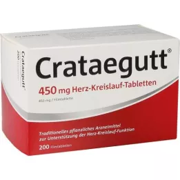 CRATAEGUTT 450 mg sydän- ja verisuonitabletit, 200 kpl