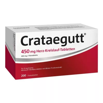 CRATAEGUTT 450 mg sydän- ja verisuonitabletit, 200 kpl
