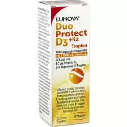 EUNOVA DuoProtect D3+K2 1000 I.U./50 μg tippoja, 11,5 ml