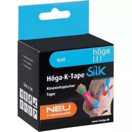 HÖGA-K-TAPE Silk 5 cmx5 m l.fr.sininen kinesioteippi, 1 kpl