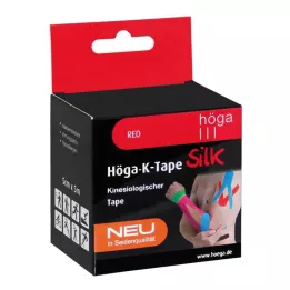 HÖGA-K-TAPE Silk 5 cmx5 m l.fr.red kinesioteippi, 1 kpl