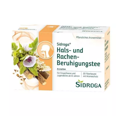 Sidroga kurkkua ja kurkkua rauhoittava teesuodatinpussi, 20X1,75 g Sidroga kurkkua ja kurkkua rauhoittava teesuodatinpussi, 20X1,75 g