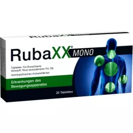 RUBAXX Monotabletit, 20 kpl