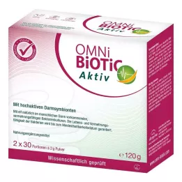 OMNI BiOTiC-aktiivijauhe, 2X60 grammaa