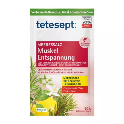 Tetesept merisuola lihasrelaksaatio, 80 g