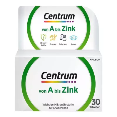CENTRUM A-sinkkitabletit, 30 kpl