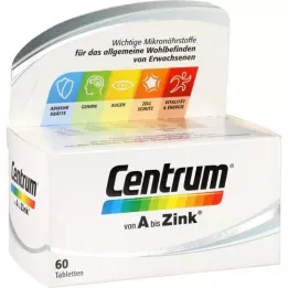 CENTRUM A-sinkkitabletit, 60 kpl