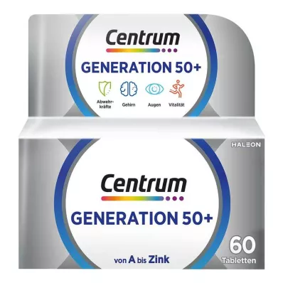 CENTRUM Generation 50+ -tabletit, 60 kpl CENTRUM Generation 50+ -tabletit, 60 kpl