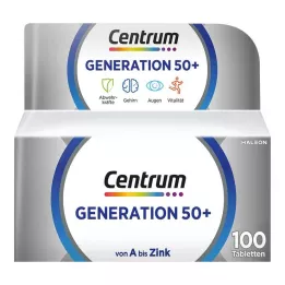 CENTRUM Generation 50+ -tabletit, 100 kpl