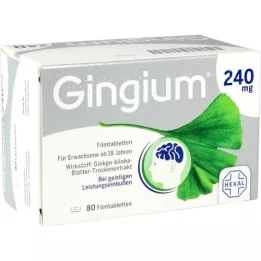 GINGIUM 240 mg kalvopäällysteiset tabletit, 80 kpl