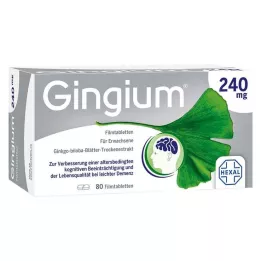 Gingium 240 mg kalvopäällysteiset tabletit, 80 tablettia