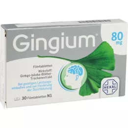 GINGIUM 80 mg kalvopäällysteiset tabletit, 30 kpl