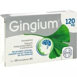 GINGIUM 120 mg kalvopäällysteiset tabletit, 30 kpl