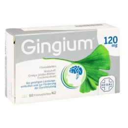 GINGIUM 120 mg kalvopäällysteiset tabletit, 60 kpl