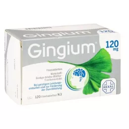 GINGIUM 120 mg kalvopäällysteiset tabletit, 120 kpl