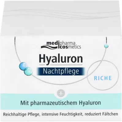HYALURON NACHTPFLEGE riche-voide purkissa, 50 ml