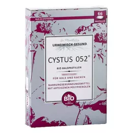CYSTUS 052 Orgaaniset kurkkupastillit, 66 kpl