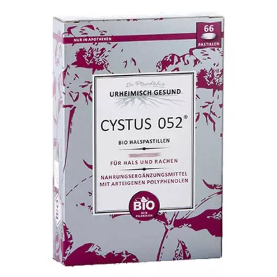 CYSTUS 052 luomukurkkutablettia, 66 kpl CYSTUS 052 luomukurkkutablettia, 66 kpl