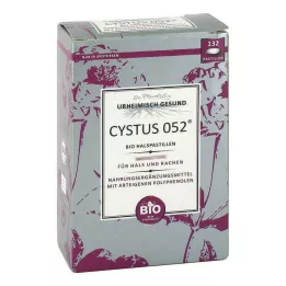 CYSTUS 052 Orgaaniset kurkkupastillit, 132 kpl