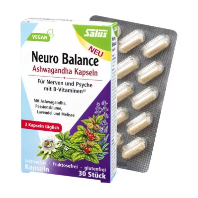 NEURO BALANCE Ashwagandha Kapselit Salus, 30 kapselia