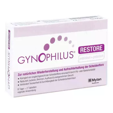 GYNOPHILUS palauttaa emätintabletit, 2 kpl GYNOPHILUS palauttaa emätintabletit, 2 kpl