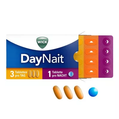 WICK DayNait kylmätabletit, 16 kpl