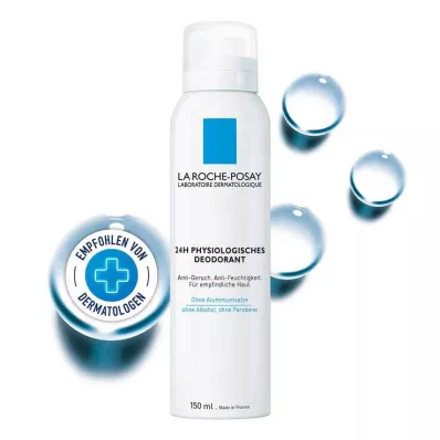 La Roche Posay herkälle iholle tarkoitettu deodorantti 48h, 150 ml