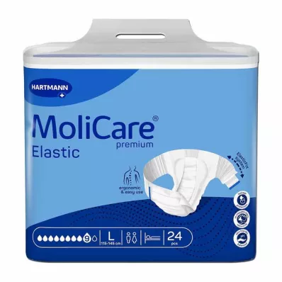 MoliCare® Premium Elastic Slip 9 tippaa koko L, 24 kpl MoliCare® Premium Elastic Slip 9 tippaa koko L, 24 kpl