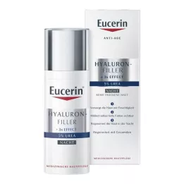 EUCERIN Anti-Age Hyaluron-Filler UREA Yövoide, 50 ml