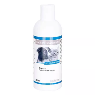 Hexocare Shampoo 1% koirille ja kissoille (250 ml) Hexocare Shampoo 1% koirille ja kissoille (250 ml)